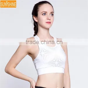 OEM Fashion Saling Hot Yoga Sports Women Sexy Bra Yoga Wear With Custom thumbnail-4
