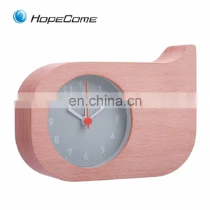 Consumable DIY Hot Selling Table Wooden Alarm Clock thumbnail-5