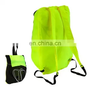 Custom Young Design 14L Foldable Drawstring Shoulder Outdoor Use Backpack thumbnail-2