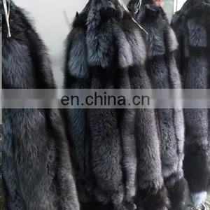 Wholesale Tanned Silver Fox Fur Skin Fox Fur Pelt For Garment thumbnail-1