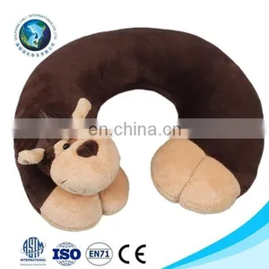 Promotional Fashion Funny Neck Pillow With Speaker Cute Plush Monkey Toy Cheap Pillow thumbnail-1