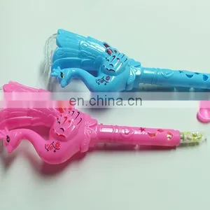 Peacock Shape Flash Stick Candy Plastic Toy Container thumbnail-4