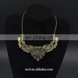 Wholesale Crystal Diamond Rhinestone Fashion Pendant Necklace MCB-0036 thumbnail-1