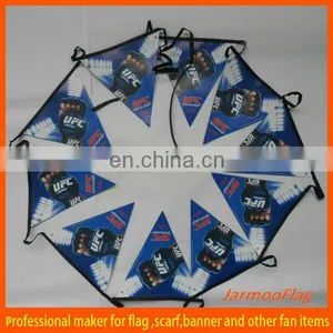 20x21CM Pennant PVC Double Sides Print Advertising Bunting thumbnail-1