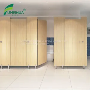 HPL Shower Toilet Cubicle Bathroom Divisions Toilet Partition thumbnail-3