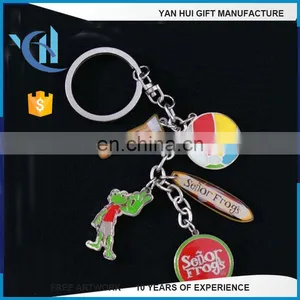 Wholesale Custom Promotional Latest Metal Key Chain thumbnail-5