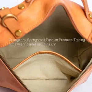 Wholesale Bags 2018 New Original Retro Shoulder Bag Handmade Leather Portable Diagonal Messenger Bag thumbnail-4