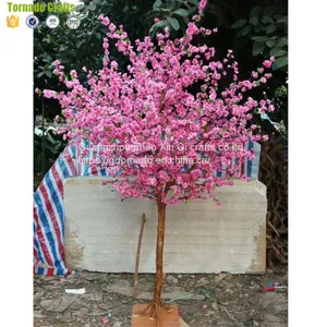 Miniature Cherry Blossom Tree Artificial Trees Indoor With Pink Flowers for Weddings thumbnail-3