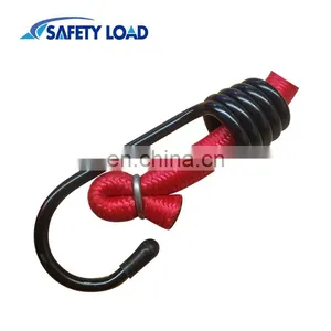 8mm Red Bungee Cord With Steel Hooks thumbnail-3