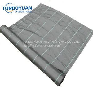 Black Color 90gsm pp Woven Ground Cover Sheet for Sale thumbnail-2