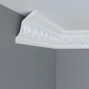 Egg and Dart Design Polyurethane Cornice Moulding thumbnail-3