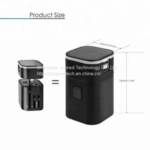 LED Logo Travel Multiple Plug/World Travel Adapter/Electrical Adapter Plug thumbnail-3
