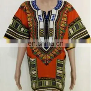 African Dashiki Unisex Ethnic Cotton Shirts thumbnail-3