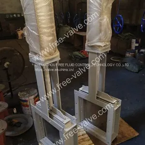Reliable Quality Industrial Pneumatic Slide Gate Valve Epoxy Painting for Fly Ash System thumbnail-1
