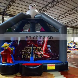 Wars Theme Kids Inflatable Dark Castle Fun Jumping City for Sale thumbnail-6