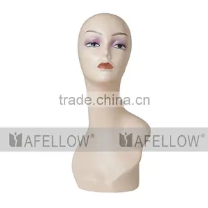 Plastic Head Female Head Mannequin Realistic Head Cheap Model H1097 thumbnail-1
