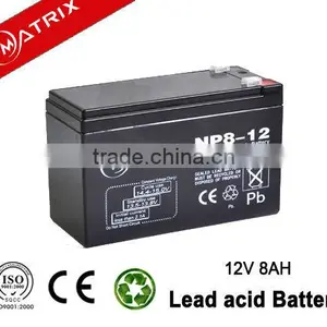Sealed Lead Acid Matrix AGM 12V 8AH Battery thumbnail-1