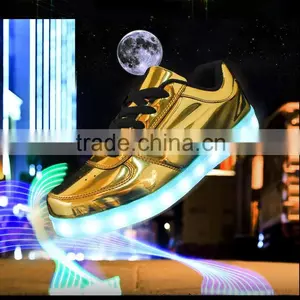 LED Shoes USB Charging Light Up Glow Shoes Men Women Fashion Sneakers Flashing Luminous Sports Shoes thumbnail-2
