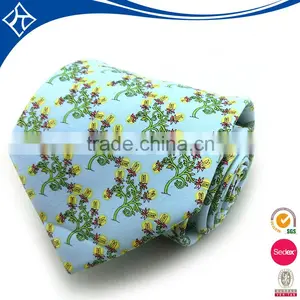 Latest Promotional Sublimation Floral Designer Silk Necktie thumbnail-3