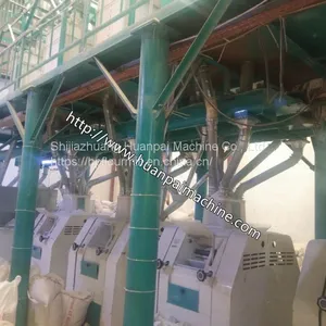 Corn Flour Making Machine Maize Meal Making Plant 50T Super Grain Flour Making Machine thumbnail-2