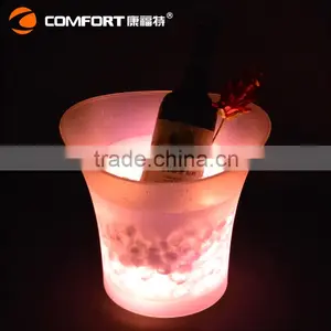 Plastic Material Waterproof Color Changing LED Party Bar Ice Bucket thumbnail-1
