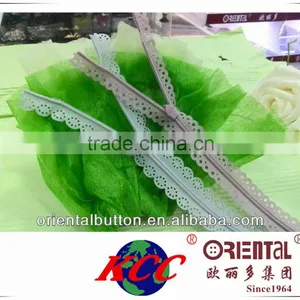 3# KCC Invisible Zipper With Patterned Lace Tape thumbnail-1
