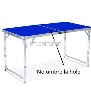 Household Plastic Adjustable Height Folding Table Legs Super Light Folding Camping Table Bbq Table and Chair Set thumbnail-5