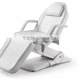 White Salon Furniture Massage Bed With 3 Motors thumbnail-3