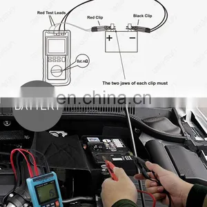All-sun EM132 Automotive Multimeter Digital Auto Diagnosis Tacho Meter AC DC Amp Volt Ohm Temp Battery Tester Engine RPM thumbnail-4