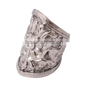 Ethnical Plain Silver 925 Ring thumbnail-1