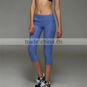 3/4 Yoga Plus Size Leggings(Pants) thumbnail-3