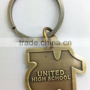 Number 15 Antique Brass Number Metal Key Chain Wholesale thumbnail-2