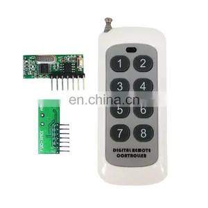 8-button Remote Control With Wireless Receiver Module thumbnail-2