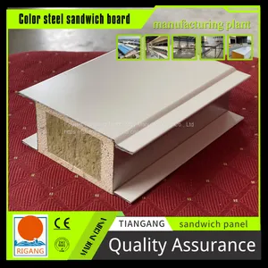 Wall Panel Enterprise Mouth Rock Wool Glass Magnesium Sandwich Board thumbnail-1