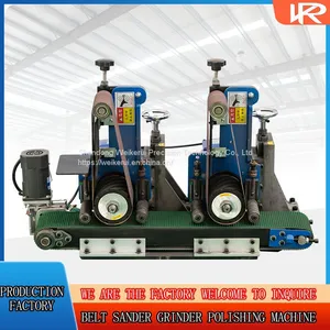 A Well Made Industrial Grade Fully Automatic Flat Polishing Belt Grinder Machine thumbnail-1