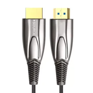 High Speed HDMI TO HDMI (Optical Fiber) Cable 24k Gold-plated HDMI Cable Wholesale Suppliers For IPod，HDTV thumbnail-1