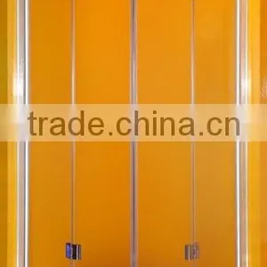 Folded Shower Enclosure With Brass Hinges thumbnail-1