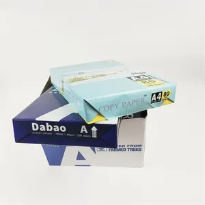 China Manufacturers OEM 70GSM 75GSM 80GSM 100% Pulp A4 Paper Copier 500 Sheets/Ream - 5 Reams/Box A4 Copy PaperMAIL+siri@sdzlzy.com thumbnail-4