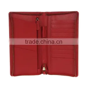 Italian Leather Passport Holder With Card Slots Slim Travel Passport Holder thumbnail-1