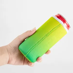 Sublimation Blanks Beer Can Koozies Cup Cooler Sleeve Soft Insulated Reusable Drink Covers for Soda Cola thumbnail-3