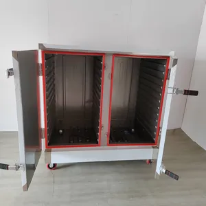 Stainless Steel 48 Tray Rice Steaming Cabinet for Large-Scale Catering thumbnail-4