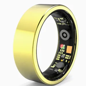 Titanium Smart Health Ring / Heart Rate, Sleep, Blood Pressure Monitoring Fitness Waterproof Smart Ring（Wechat:13510231336） thumbnail-1