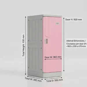 Wet Spa & Wellness Center Lockers — ABS Storage for Steam Rooms & Treatment Areas |low MOQ thumbnail-3