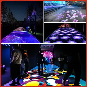 5d Holographic Interactive Light and Shadow Ground Projection, Immersive Naked-eye Wall Projection for Bars, Ktvs, Corridors, Outdoor Banquet Halls thumbnail-5