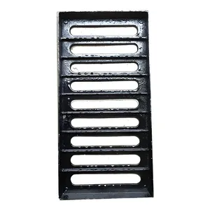 Heavy Duty EN124 D400 Ductile Iron & Stainless Steel Black Sewer and Drain Gratings for Road Safety thumbnail-4