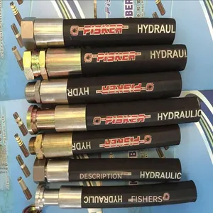 High-pressure Oil Pipe Assembly With Metric and Imperial Joints, Hydraulic Pipelines for Mechanical Equipment thumbnail-1