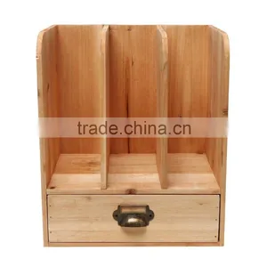 2015 High Quality Wooden Organizer Wooden Desk Book Shelf thumbnail-4