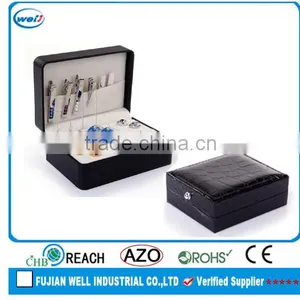 Free Sample pu Leather Luxury Cufflink Box thumbnail-1