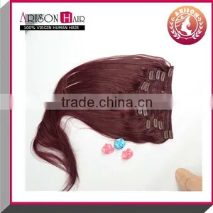 100% Virgin Cheap Brazilian High Quality Afro Hair Clip in Remy Half Wig 36 Inch Hair Extensions Clip in Half Wig thumbnail-1