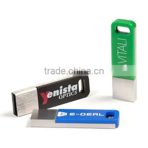 Design Metal USB Flash Drive 1gb With Hoop thumbnail-1